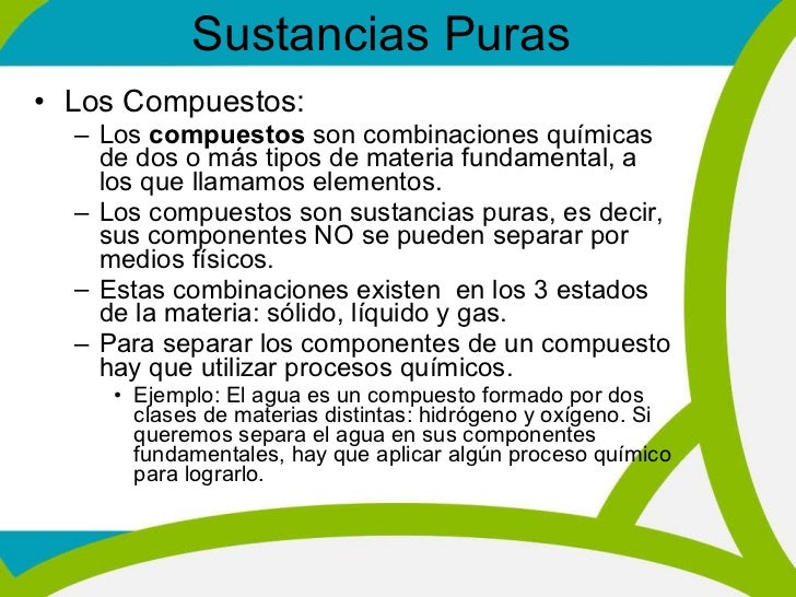 SOLUCIONES Y SUSTANCIAS PURAS