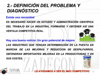 José Agustín 
Cruelles 
Figura 2.1 
Como se puede observar, el tiempo de ejecución de las tareas está provocado por distintos causantes. Tras 
el diagnóstico conoceremos cuáles son dichos causantes 
-7- 
 