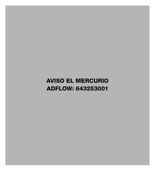 AVISO EL MERCURIO
ADFLOW: 643253001
 