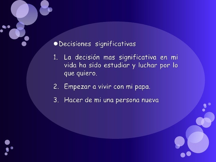 Cuáles Han Sido Mis Decisiones Más Significativas es.slideshare.net
