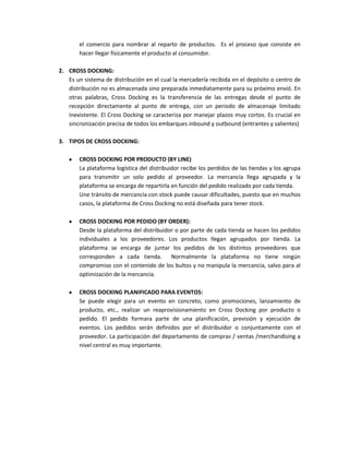 Solucion taller cross docking 