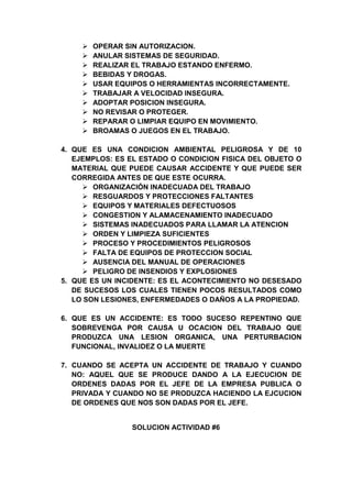 Solucion taller salud ocupacional