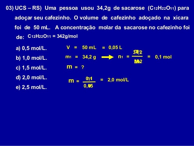 Uma solucao aquosa 2 0 molar de acido cloridrico apresenta