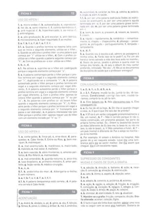 Soluções dos exercícios