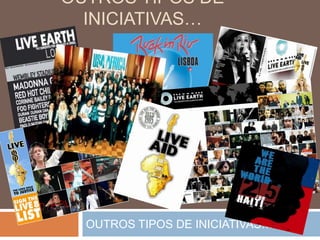 LINKSAS ONG’S - LINKSGREENPEACE - actuaçãohttp://www.greenpeace.org/portugal/pt/Multimedia/videos/Accao-da-Greenpeace-no-Cais-do-Sodre/GREENPEACE- vídioinstitucionalhttp://www.youtube.com/watch?v=JniWdP0MO7sCruz Vermelha - actuaçãohttp://www.youtube.com/watch?v=ja8K4XRfmpkCruz Vermelha –vídeoinstituicionalhttp://www.youtube.com/watch?v=LIuv3EzefUMMédicossemfronteirashttp://www.youtube.com/watch?v=jZM-0yw-dd4