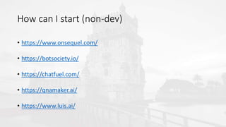 My Luis.ai session slides from Tuga IT 2017 Portugal