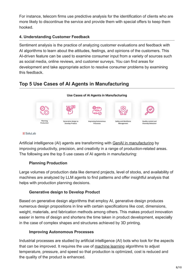 Solulab Ai Agents For Manufacturing Optimize Automate Lead 3 2 Pdf Solulab Ai Agents For Manufacturing Optimize Automate Lead 3 2 Pdf