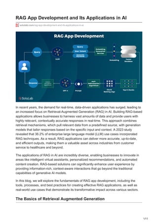 RAG App Development and Its Applications in AI.pdf