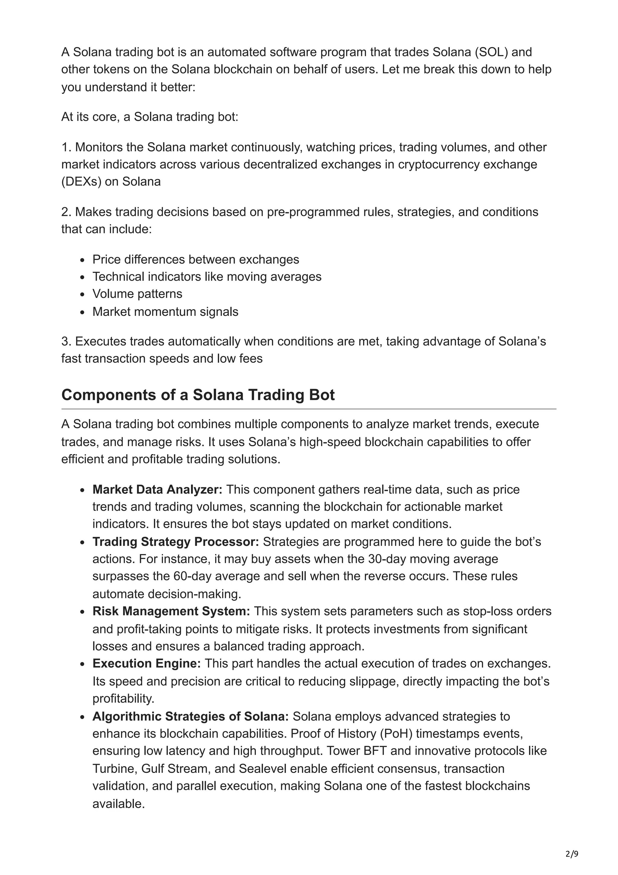 How to Build Solana Trading Bots.pdf | Workybooks | PDF