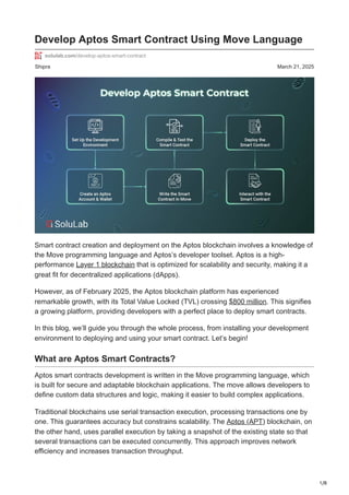 solulab.com-Develop Aptos Smart Contract Using Move Language.pdf
