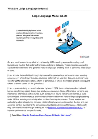 Comprehensive Comparison and Guide to Large Language Models (LLMs) in ...