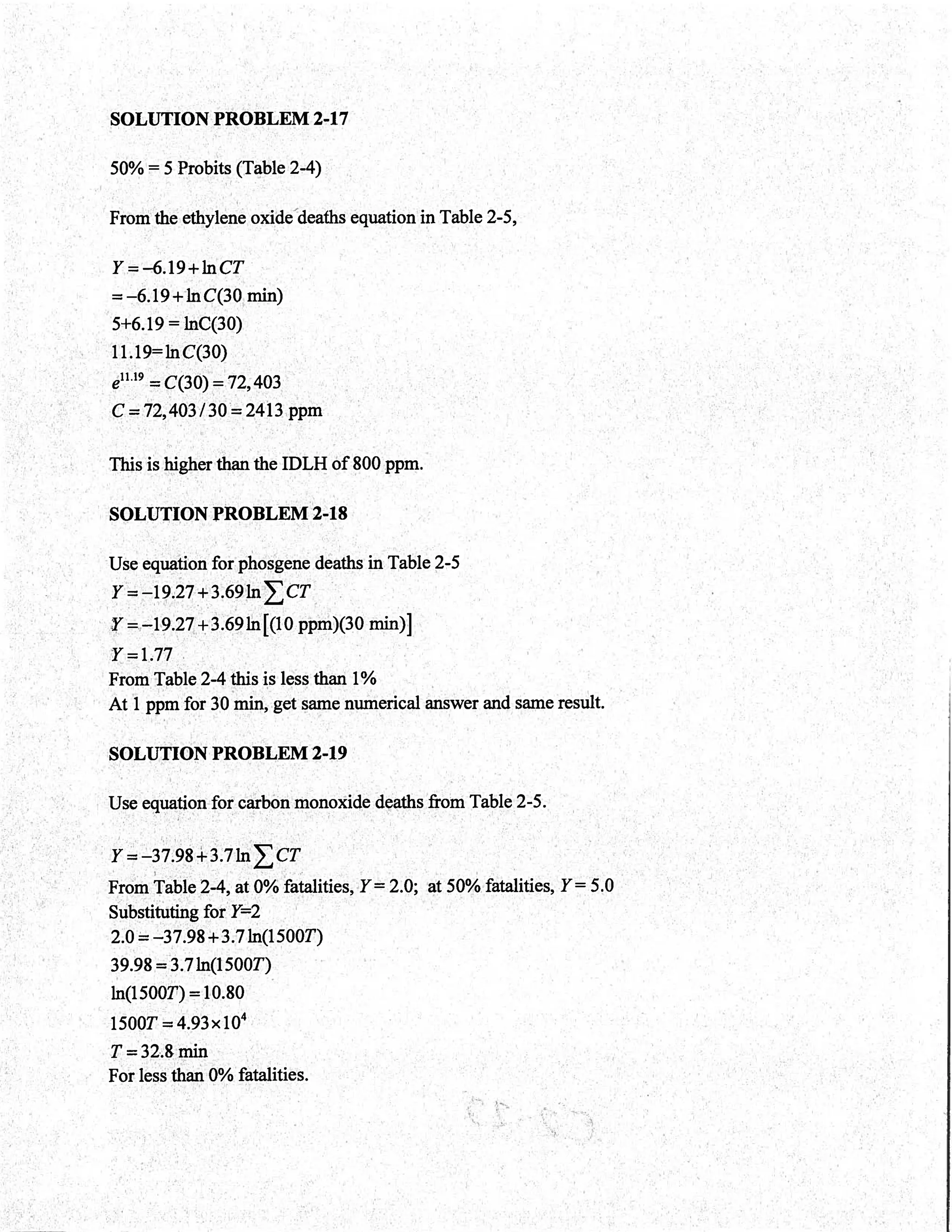 CHEMICAL PROCESS SAFETY 3RD EDITION SOLUTION MANUAL PDF visual data 4