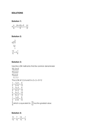 Solution | PDF