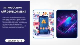 solution 1313 presents app development services | PPTX