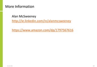 More Information
Alan McSweeney
http://ie.linkedin.com/in/alanmcsweeney
https://www.amazon.com/dp/1797567616
8 June 2021 1...