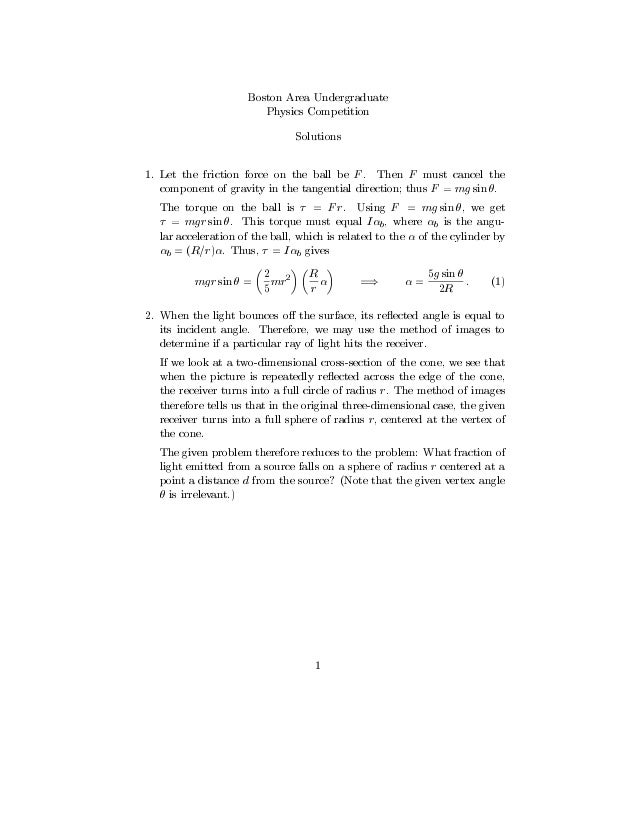 Solution Baupc 01