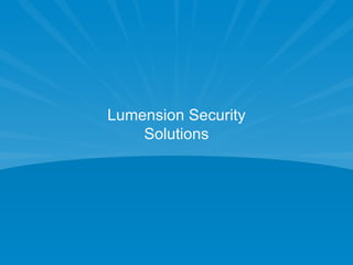 Lumension Security Solutions 