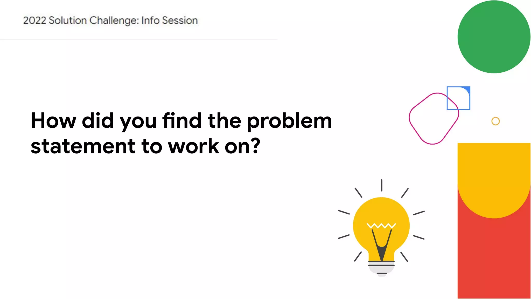 How did you find the problem
statement to work on?
 