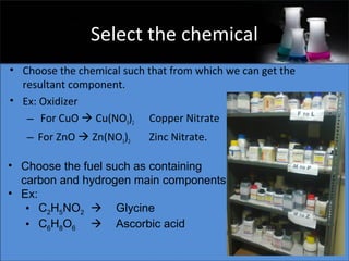 Solution combustion method for syntheis of nano particles | PPT