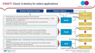 Solution deck capgemini cloud assessment | PDF