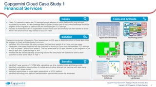 Solution deck capgemini cloud assessment | PDF