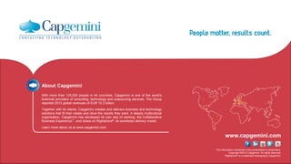 Solution deck capgemini cloud assessment | PDF