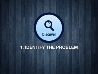1. IDENTIFY THE PROBLEM
 