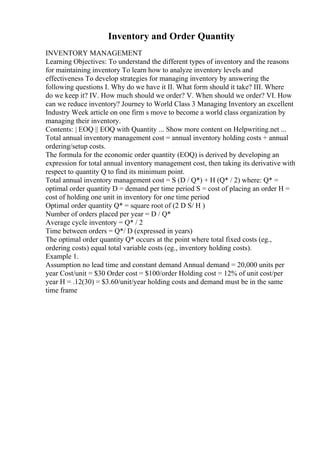 Solution Essay Example | PDF | Homework and Study | Education