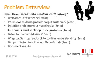 How To get to problem / solution fit | PDF