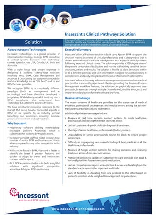 Clinical Pathways - Solution Flyer