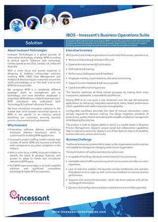 iBOS - Solution Flyer