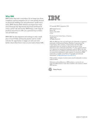IBM Governance, Risk and Compliance for Data Movement and Exchange | PDF