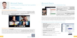 40 41
Microsoft Teams
Zusammenarbeit in erfolgreichen Teams gestalten
Teamarbeit als Grundlage der modernen Arbeitswelt
Mo...
