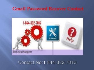 Gmail Password Recover Contact
 