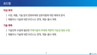 59
미래기술의 추세와 객관적 가능성 정보 수집
 