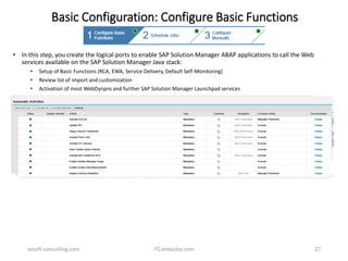 Solution Manager 7.2 SAP Monitoring - Part 2 - Configuration | PDF