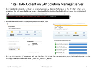 Solution Manager 7.2 SAP Monitoring - Part 3 - Managed System Configuration