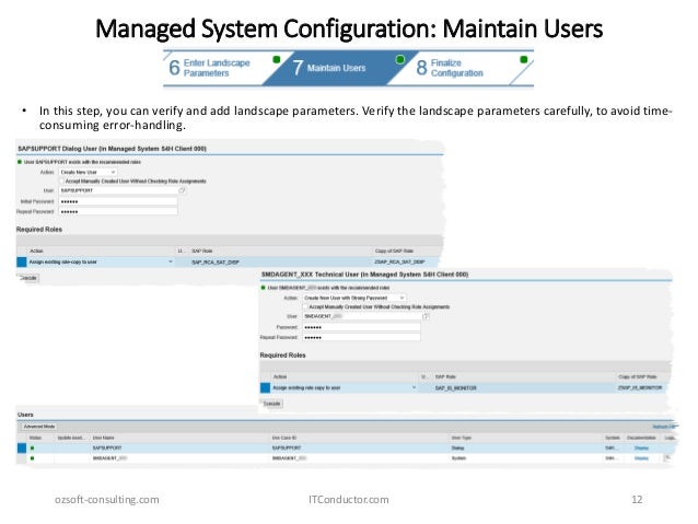 Solution Manager 7 2 Sap Monitoring Part 3 Managed System Configu Solution Manager 7 2 Sap Monitoring Part 3 Managed System Configu