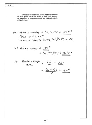 Solution manual fundamentals of fluid mechanics (4th edition) | PDF
