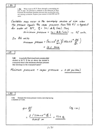 Solution manual fundamentals of fluid mechanics (4th edition) | PDF