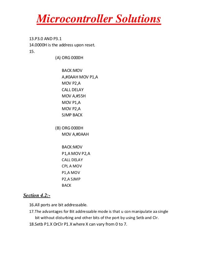 What`S A Microcontroller Pdf