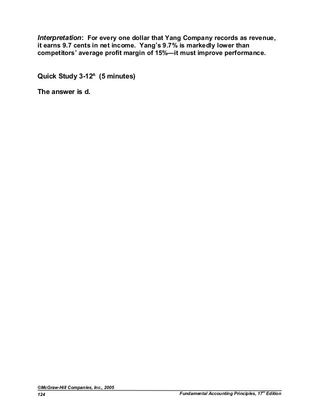 Fundamental Accounting Principles 18Th Edition Larson Chiappetta