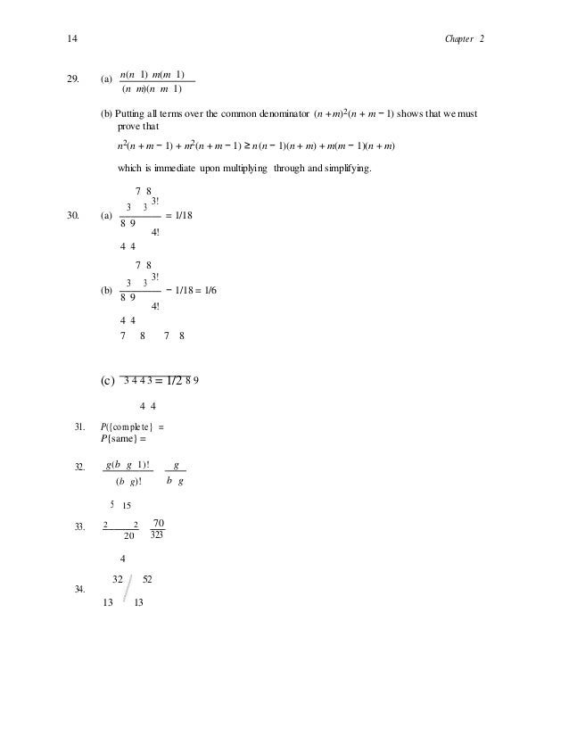 Solution manual for a first course in probability 9th edition by shel…