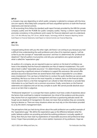 Solution manual For Auditing, A Practical Approach with Data Analytics ...