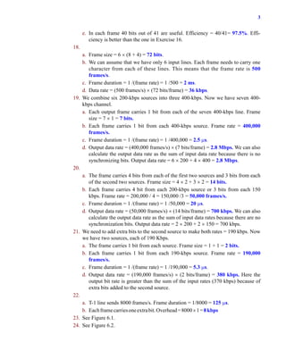 Solution manual for_data_communications | PDF