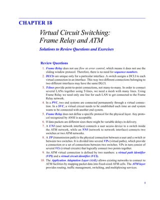 Solution manual for_data_communications | PDF