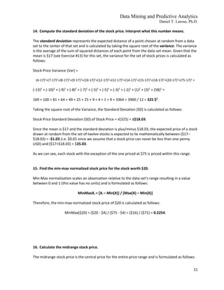 Solutions for Problems in Data Mining and Predictive Analytics, 2nd ...