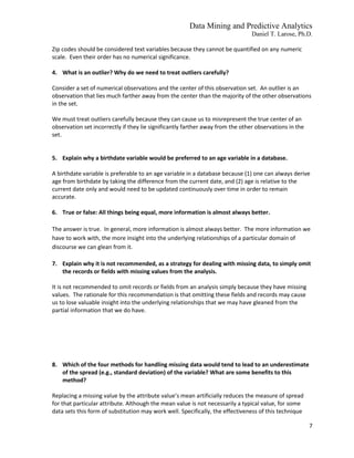 Solutions for Problems in Data Mining and Predictive Analytics, 2nd ...