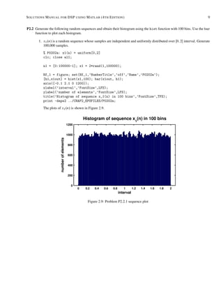 Solutions for Exercises in Digital Signal Processing Using MATLAB, 4th ...