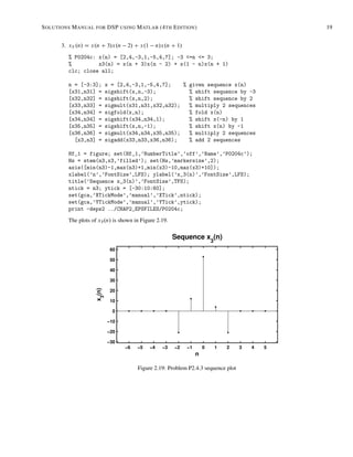 Solutions for Exercises in Digital Signal Processing Using MATLAB, 4th ...